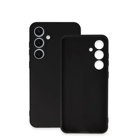 Samsung Galaxy S24 FE Kılıf Nano içi Kadife Silikon - Siyah