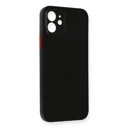 iPhone 12 Kılıf PP Ultra İnce Kapak - Siyah