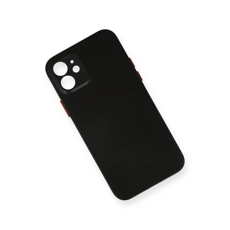 iPhone 12 Kılıf PP Ultra İnce Kapak - Siyah