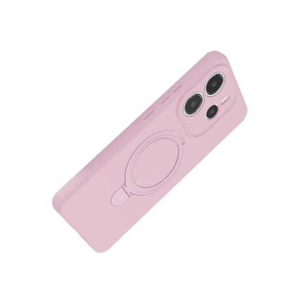Xiaomi Redmi Note 14 4G Regal Magsafe Standlı Kapak - Açık Pembe
