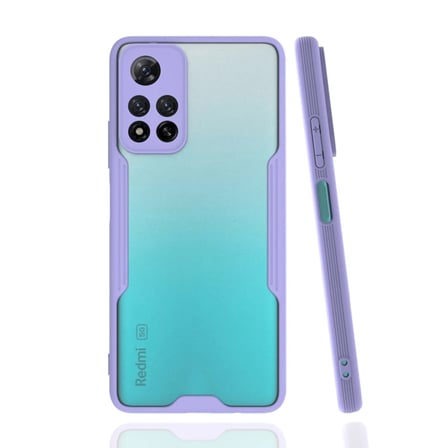 Redmi Note 11 Pro Plus 5G Kılıf Platin Silikon - Lila