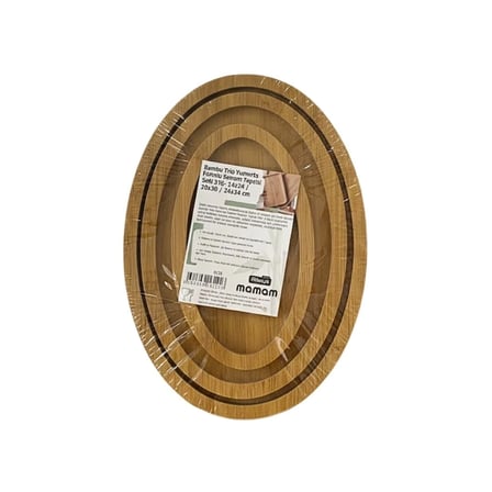 Bambu Oval Sunum Tepsisi