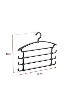 Füme Pantolon Askısı & Dolap Düzenleyici Askı