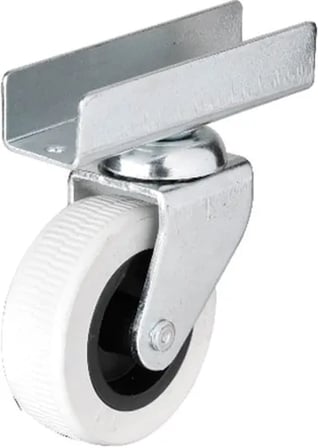 Mobilya Makasları 323 50x20 mm Gri Uzun U Tablalı Teker 4 Adet