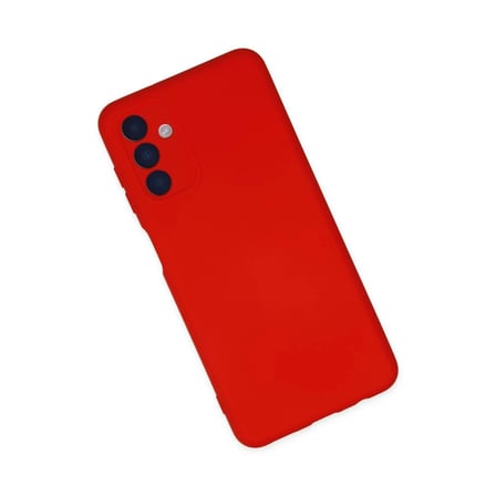 Samsung Galaxy A04S Kılıf Nano içi Kadife Silikon - Kırmızı