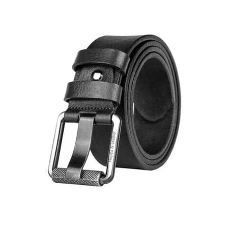 Siyah 4.5 cm Lüks Kot Kemeri
