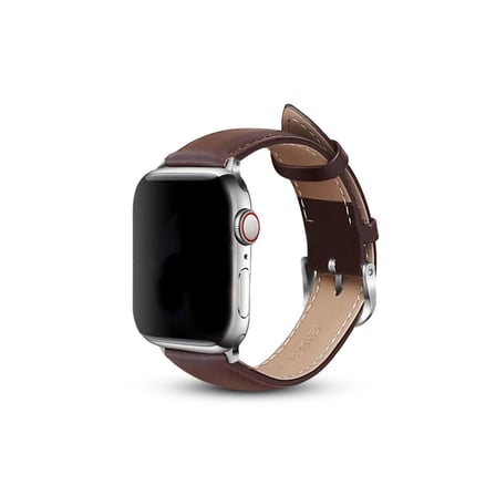 Apple Uyumlu Watch 42mm Nl26 Deri Kordon (saat Değildir) - Kahverengi