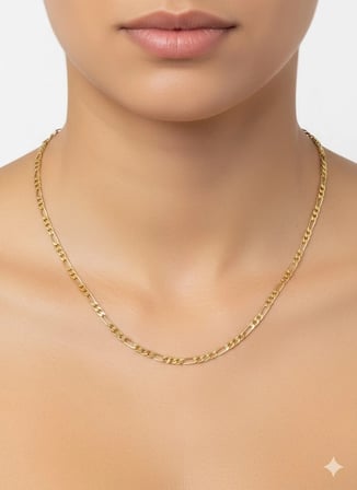Kaplama Zincir Pirinç   Cm Kolye Zincir 45 Cm - Kl0267