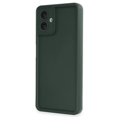 Samsung Galaxy A07 4G Viera Silikon - Koyu Yeşil