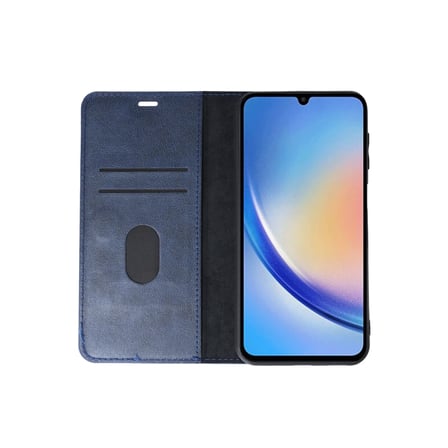 Samsung Galaxy A24 4G Kılıf Trend S Plus Kapaklı Kılıf - Lacivert