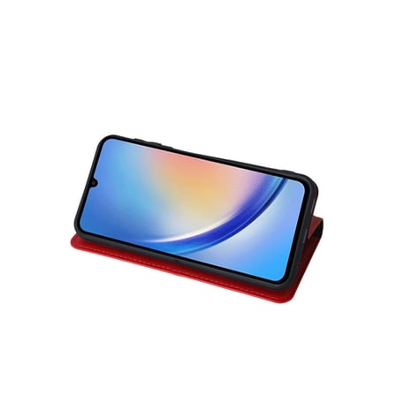 Samsung Galaxy A24 4G Kılıf Trend S Plus Kapaklı Kılıf - Kırmızı