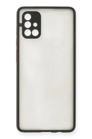 Samsung Galaxy A71 Kılıf Montreal Silikon Kapak - Siyah