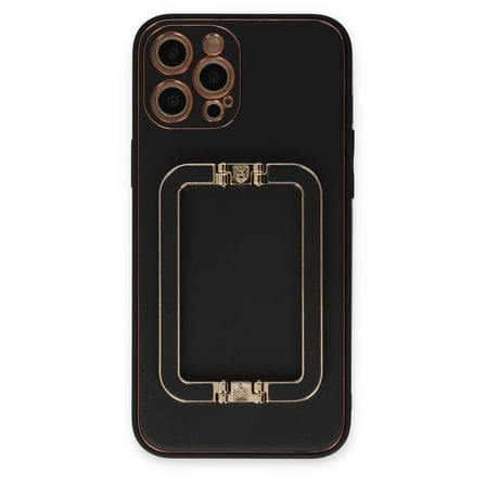 iPhone 12 Pro Max Kılıf Coco Elit Kapak - Siyah