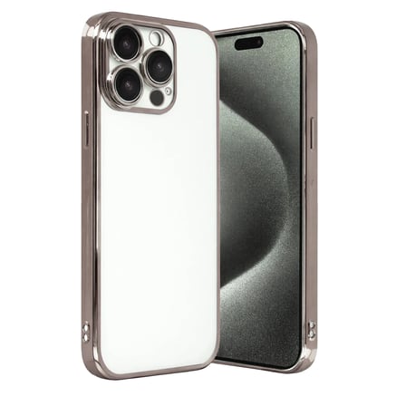iPhone 15 Pro Max Razer Lensli Silikon - Titan Gri