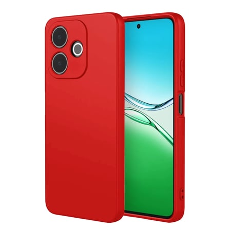 Oppo A5 Pro 4G First Silikon - Kırmızı