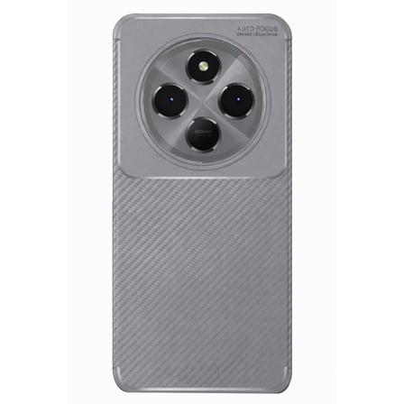 Xiaomi Redmi 14C Kılıf Auto Focus Karbon Kapak - Gri
