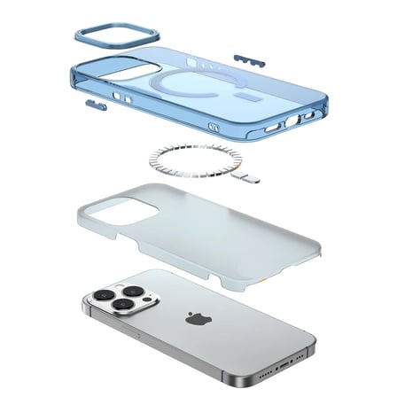 iPhone 14 Pro Max Kılıf Troy Magsafe Kapak - Mor
