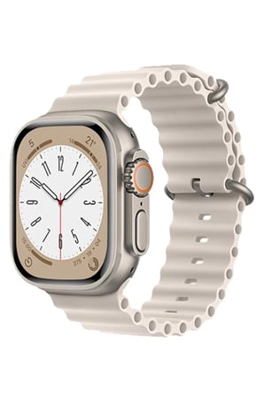 Apple Watch 42mm Ocean Kordon - Krem