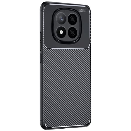 Redmi Note 14 Pro Plus Kılıf Auto Focus Karbon Kapak - Siyah