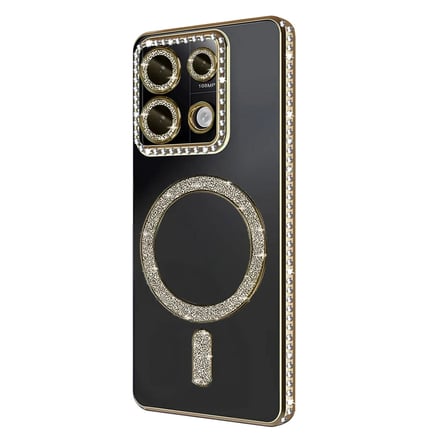 Xiaomi Redmi 13C Joke Simli Magneticsafe Kılıf - Gold