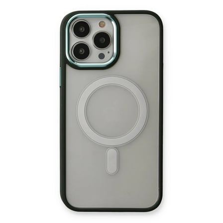 Apple iPhone 14 Pro Kılıf Room Magneticsafe Silikon - Köknar Yeşili