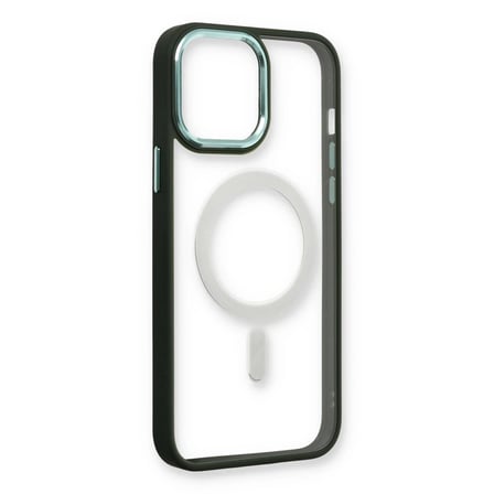 Apple iPhone 14 Pro Kılıf Room Magneticsafe Silikon - Köknar Yeşili