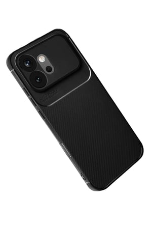 Huawei Honor 600 Auto Focus Karbon Kapak - Siyah