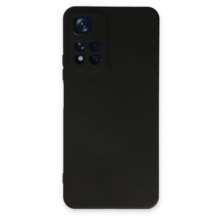 Redmi Note 11 Pro Plus 5G Kılıf Nano içi Kadife Silikon - Siyah
