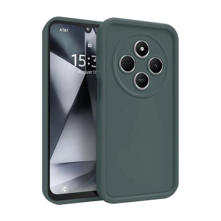 Redmi 14C Kılıf Viera Silikon - Koyu Yeşil