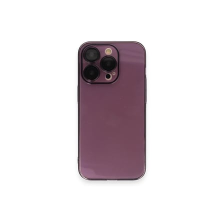 Apple iPhone 13 Pro Max Kılıf Armada Lensli Kapak - Derin Mor