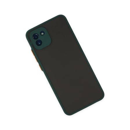 Samsung Galaxy A03 Kılıf Montreal Silikon Kapak - Yeşil