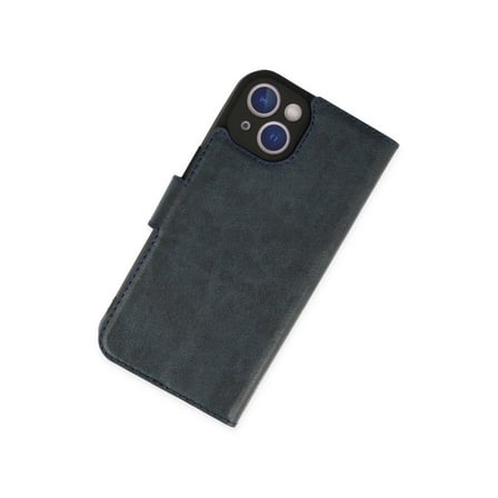 Apple iPhone 14 Plus Kılıf Trend S Plus Kapaklı Kılıf - Lacivert