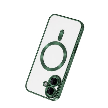 Apple İphone 16 Kılıf Kross Magneticsafe Kapak - Koyu Yeşil