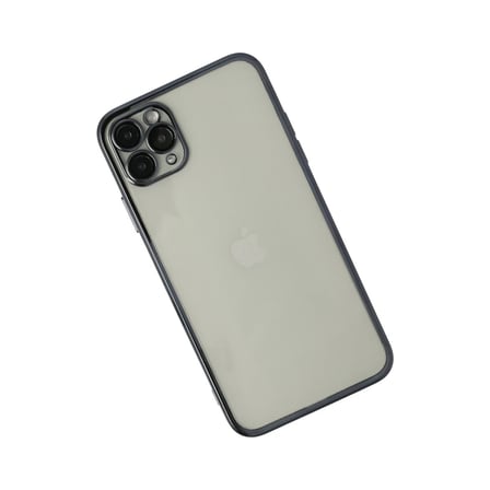 Apple iPhone 11 Pro Max Kılıf Razer Lensli Silikon - Siyah