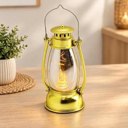 Pilli Ramazan LED Fener Gaz Lamba Model Plastik