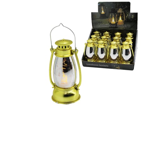 Pilli Ramazan LED Fener Gaz Lamba Model Plastik