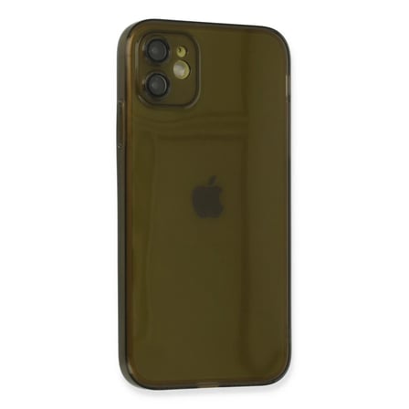 Apple iPhone 12 Kılıf Fly Lens Silikon - Siyah