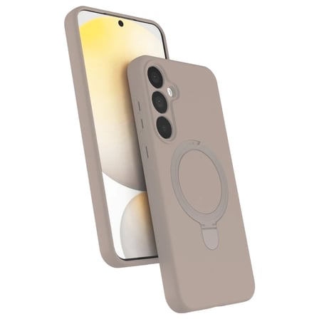 Samsung Galaxy A15 4G Regal Magsafe Standlı Kapak - Çöl Titanyum