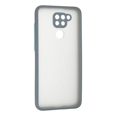 Redmi Note 9 Kılıf Montreal Silikon Kapak - Gri