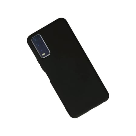 Vivo Y11S Kılıf Nano içi Kadife Silikon - Siyah