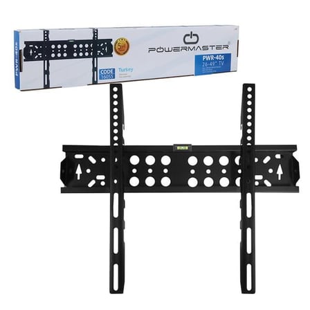 PWR-40S Kilitli 26’’-49’’Lcd-Led Tv Duvar Askı Aparatı