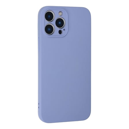 Apple iPhone 13 Pro Max Kılıf Nano içi Kadife Silikon - Lila