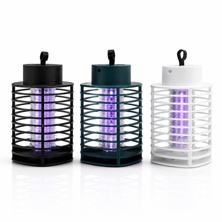 USB Şarjlı UV Işıklı Sinek Kovucu (Asma, Sessiz)