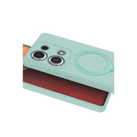 Xiaomi Redmi Note 13 Pro 4g Regal Magsafe Standlı Kapak - Su Yeşili