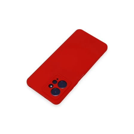 Redmi Note 12 4G Kılıf Nano içi Kadife Silikon - Kırmızı