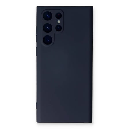 Samsung Galaxy S24 Ultra Kılıf Nano içi Kadife Silikon - Lacivert