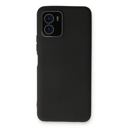Vivo Y15S Kılıf Lansman Glass Kapak - Siyah