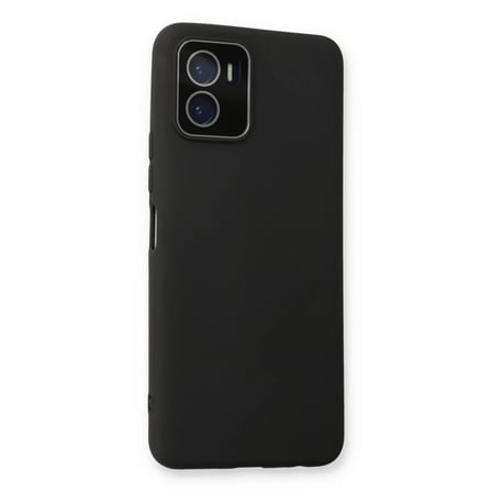 Vivo Y15S Kılıf Lansman Glass Kapak - Siyah