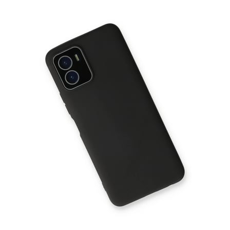 Vivo Y15S Kılıf Lansman Glass Kapak - Siyah