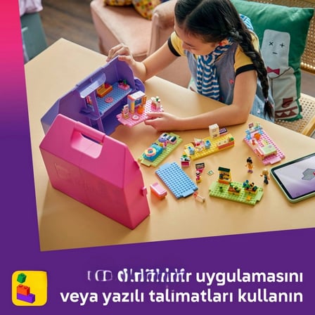 Yaratıcı Bebek Evi Bavulu Yapım Oyuncağı 42697